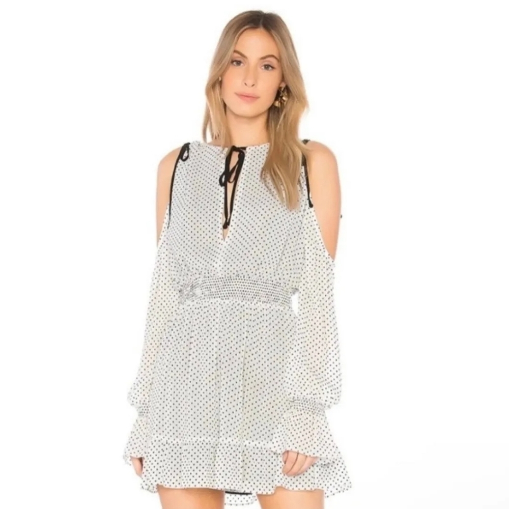 NWOT Tularosa Polka Dot Mary Elegant Dress X Revolve